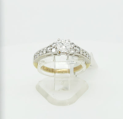 9ct gold Diamond engagement ring