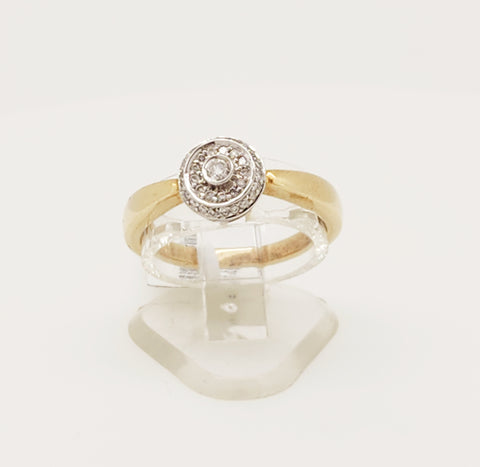 9ct gold Diamond ring