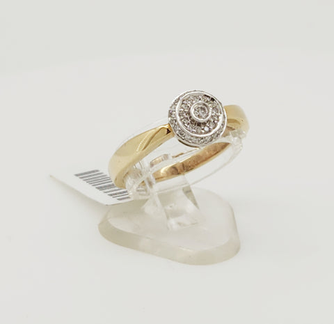 9ct gold Diamond ring