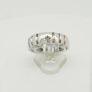 Sterling silver gents ring