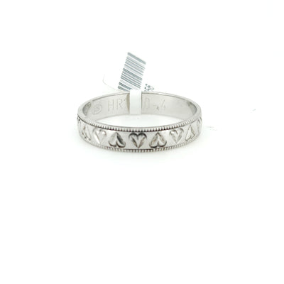 Sterling silver friendship ring