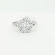 Sterling silver CZ ring