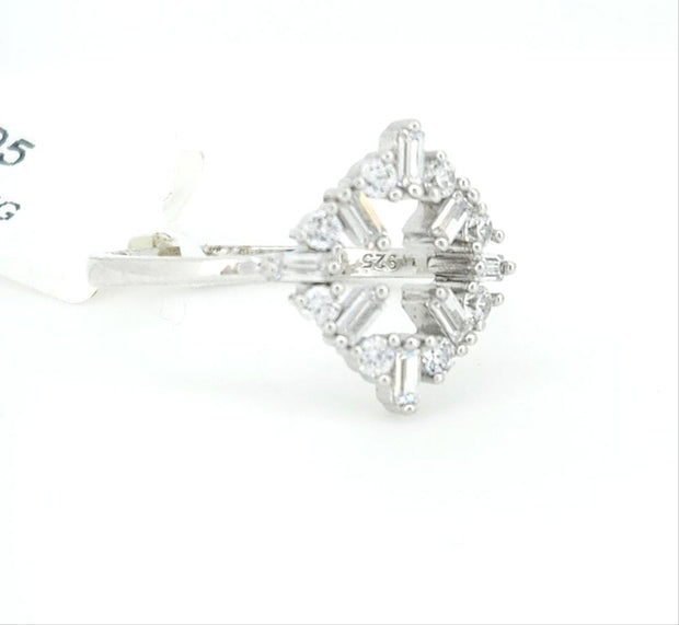 Sterling silver CZ ring