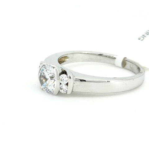 Sterling silver CZ ring