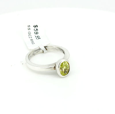 Sterling silver CZ ring