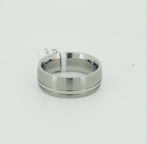 Gents stainless steel ring