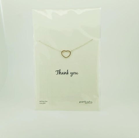 Thankyou necklace