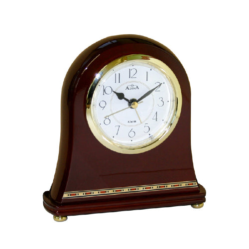 Adina Mahogany Mantle Clock