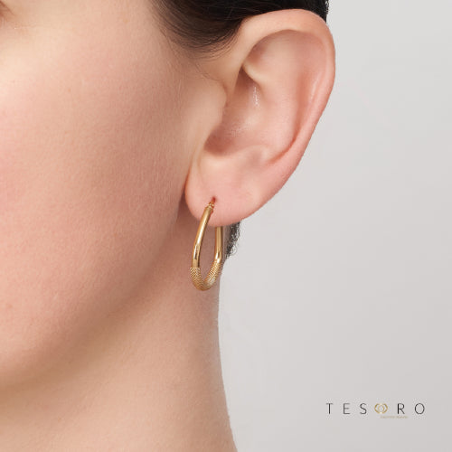 9ct hoops