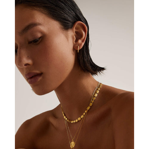 Horizon gold hoops