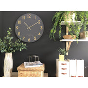 Jones 30cm Charcoal clock