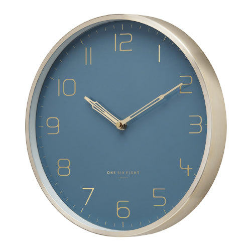 Lily Dusty Blue wall clock