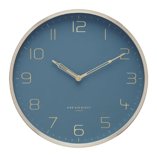 Lily Dusty Blue wall clock