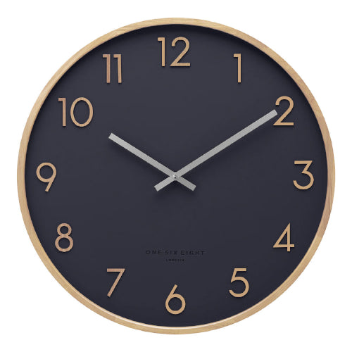 scarlette navy wall clock