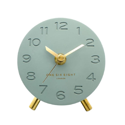 Ariel Silent Mantle Clock Sage