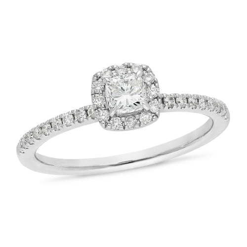 18ct white gold Diamond engagement ring