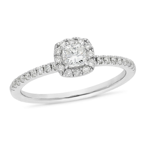 18ct white gold Diamond engagement ring