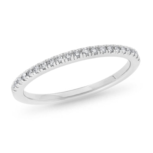 9ct White Gold Diamond Wedder