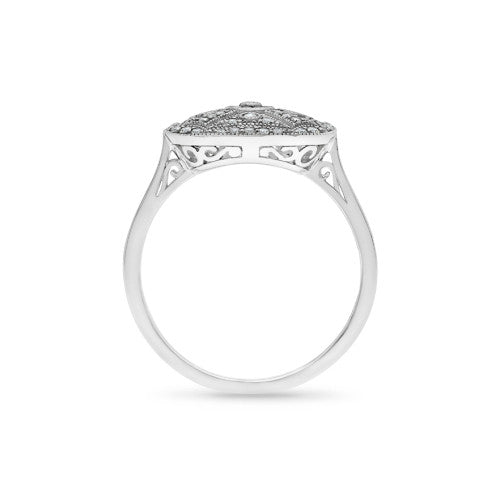 9ct Diamond vintage ring