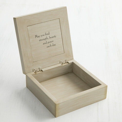 Tree & Prayer memory box