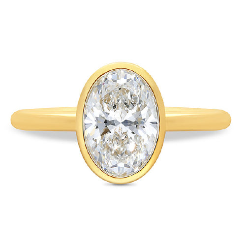 18ct gold Lab grown diamond ring