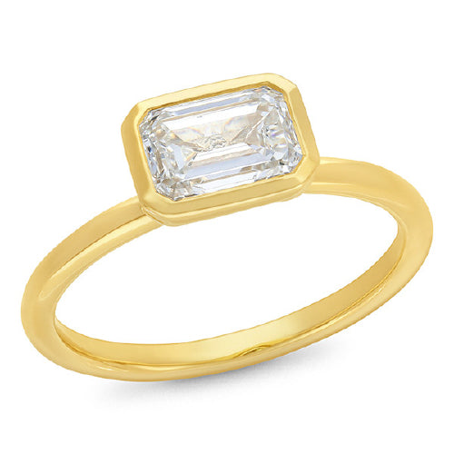 18ct Lab grown diamond ring