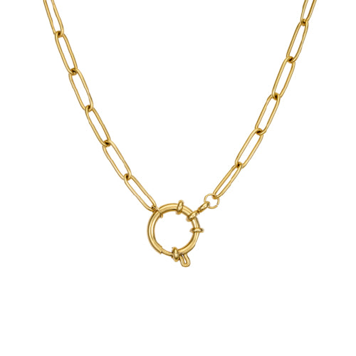 Oblong link 44cm  necklace