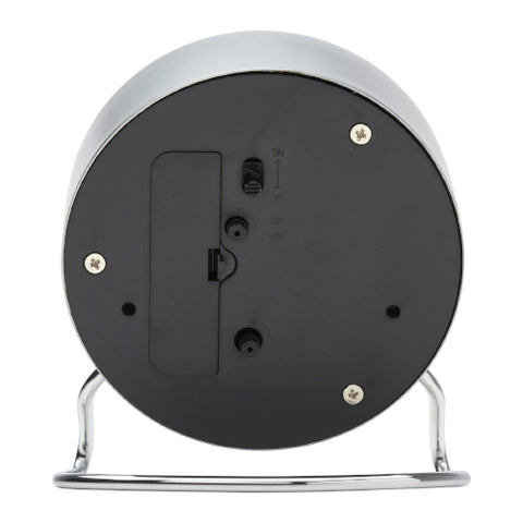 Indy white alarm clock