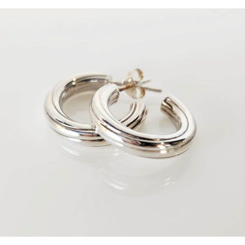 sterling silver hoop earrings