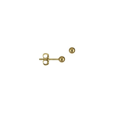 9ct 3mm ball studs