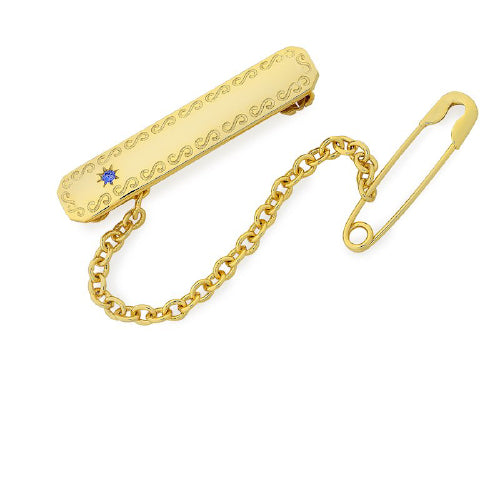 Gold Plated Baby Brooch