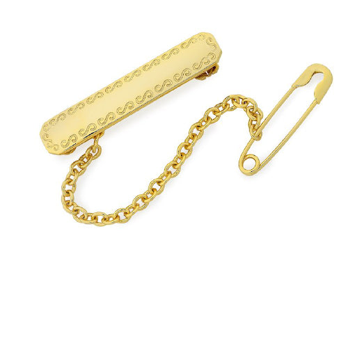 Gold Plated Baby Brooch