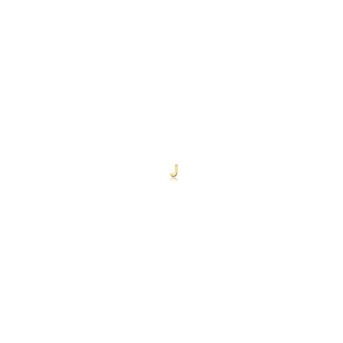 Micro letter earring