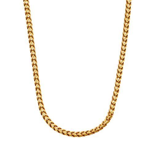 60cm stainless steel gold chain