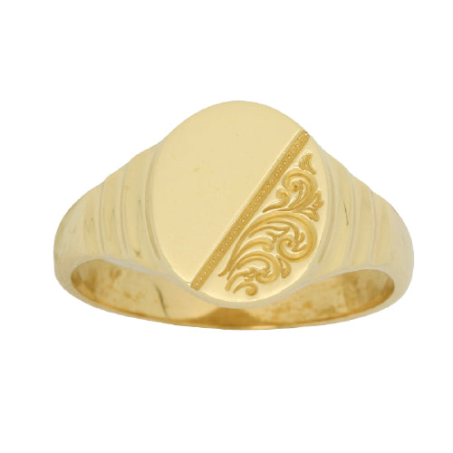 9ct signet ring