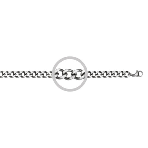 Steel Gents Curb Chain