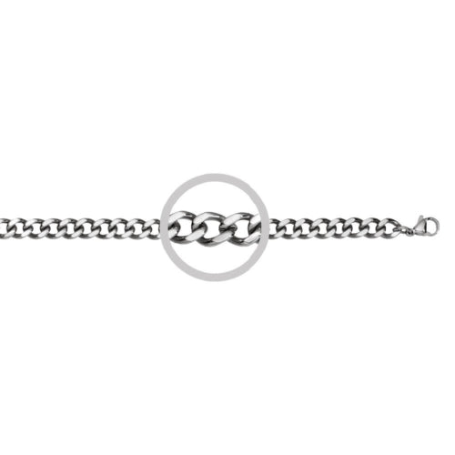 60cm Curb Steel Chain 7mm