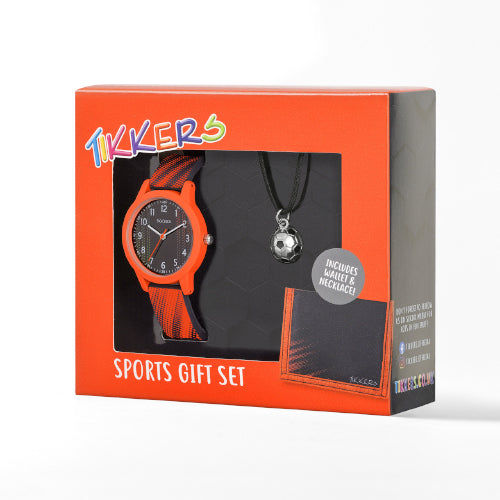Tikkers Orange Soccer Watch Gift Set