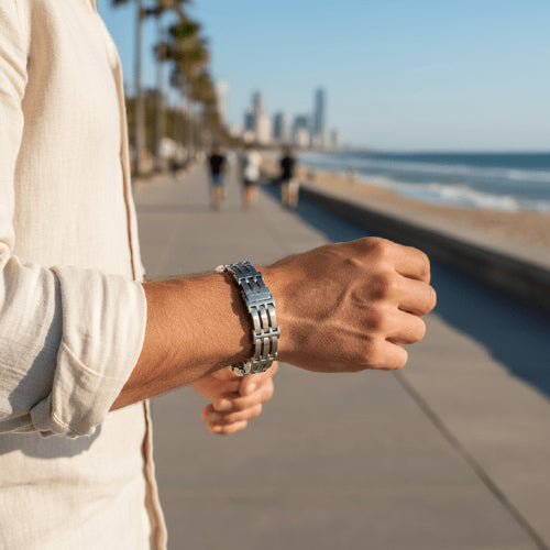Steel Mens Bracelet