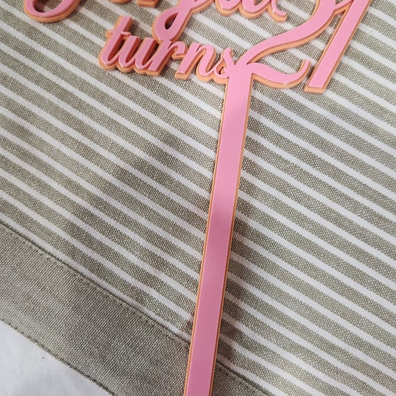 Cake Topper - 2 layer