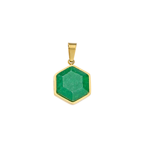 Emerald sky charm