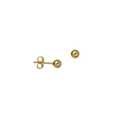 9ct 4mm ball studs