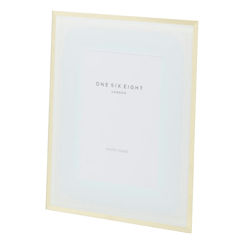 Gold glass photo frame