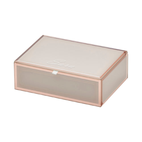 Sara Blush Medium Jewel Box