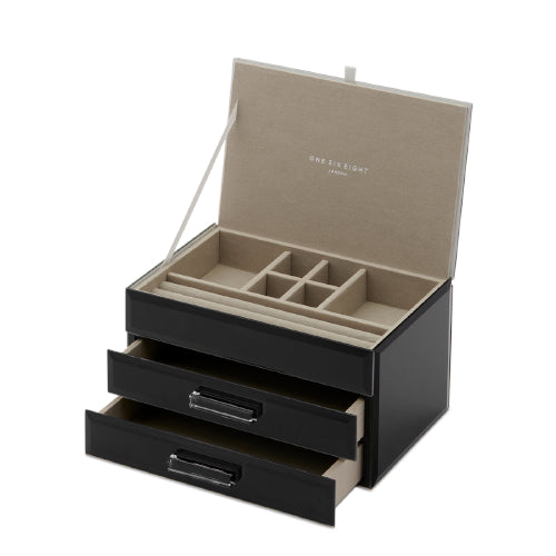 Gabriella black medium jewel box