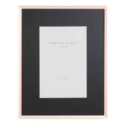 Black glass photo frame 6 x 4