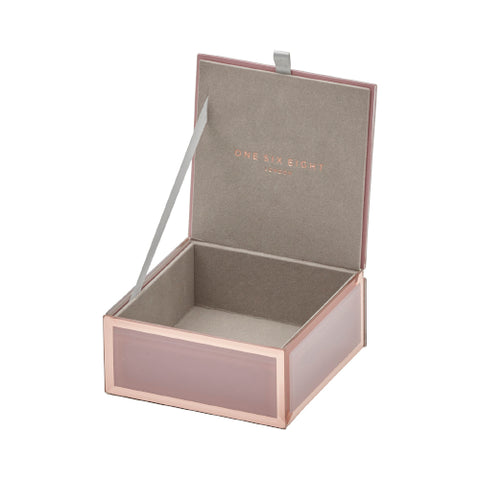 SARA Dusty Rose Small Jewellery Box