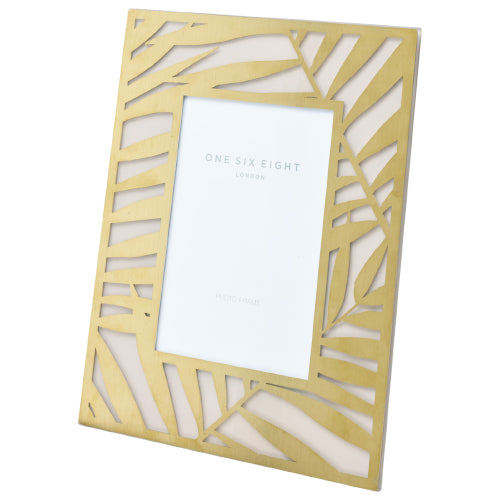 Palm Glass Photo Frame