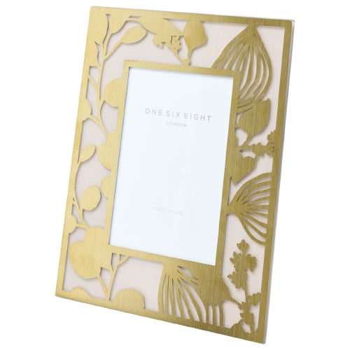Flora Glass Photo Frame