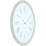 Mary glass wall clock